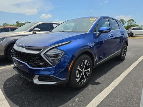 Sapphire Blue 2024 Kia Sportage EX