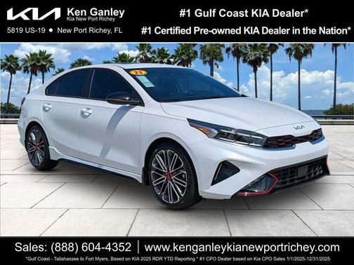 Snow White Pearl 2023 Kia Forte GT