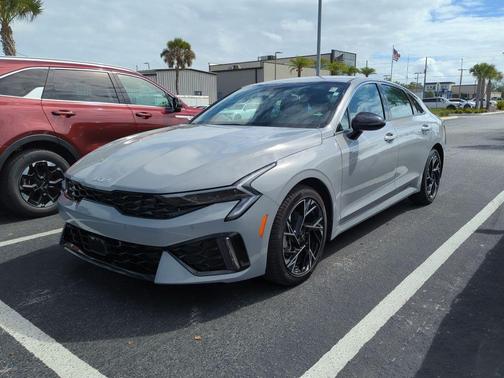 Wolf Gray 2025 Kia K5 GT-Line