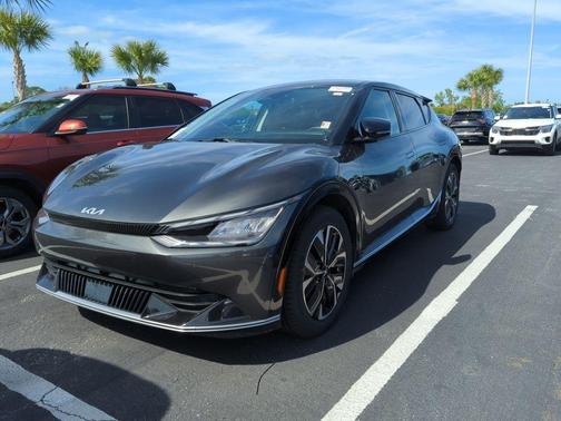 Gray 2024 Kia EV6 Wind