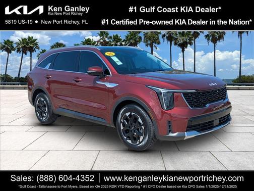 Red 2025 Kia Sorento S