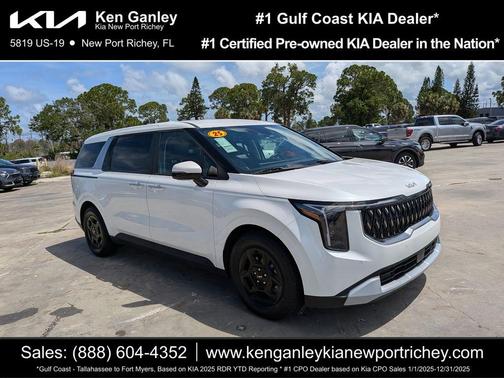 Snow White Pearl 2025 Kia Carnival LXS