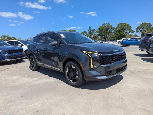 Gravity Gray 2026 Kia Sportage Hybrid EX