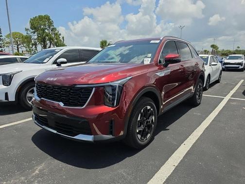 Red 2025 Kia Sorento S