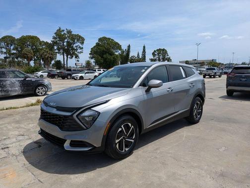 Steel Gray 2023 Kia Sportage Hybrid LX