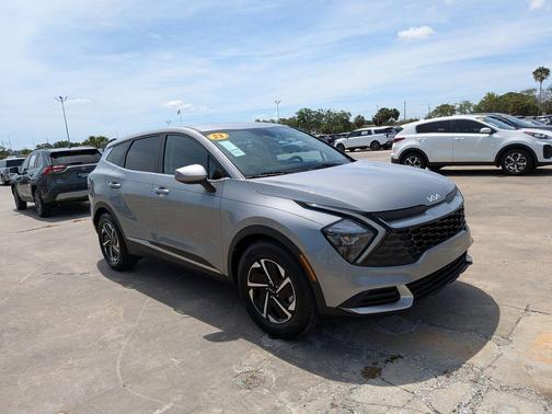 Steel Gray 2023 Kia Sportage Hybrid LX