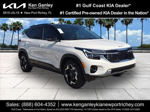 Clear White / Black Roof 2026 Kia Seltos S