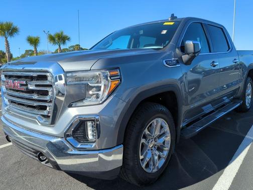 Satin Steel Metallic 2019 GMC Sierra 1500 SLT