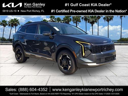 Gravity Gray 2026 Kia Sportage Hybrid EX