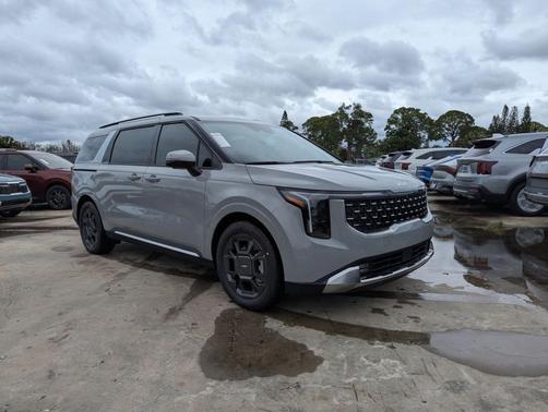 Ceramic Silver 2026 Kia Carnival SX