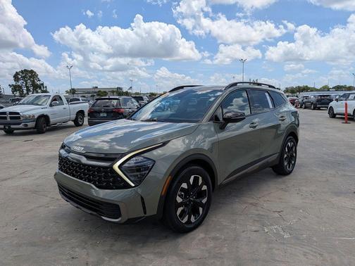 Jungle Green 2024 Kia Sportage Plug-In Hybrid X-Line