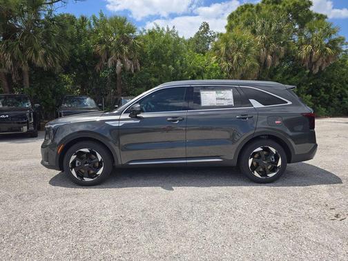 Gray 2026 Kia Sorento Hybrid EX