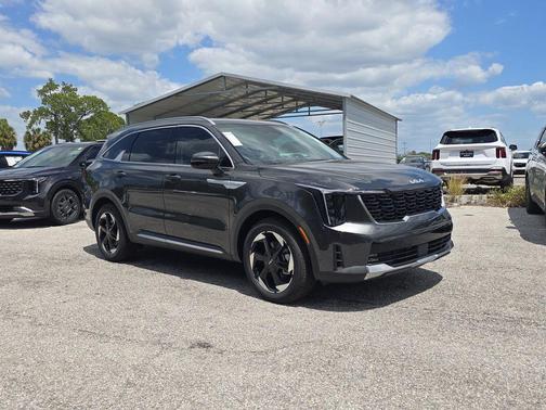 Gray 2026 Kia Sorento Hybrid EX