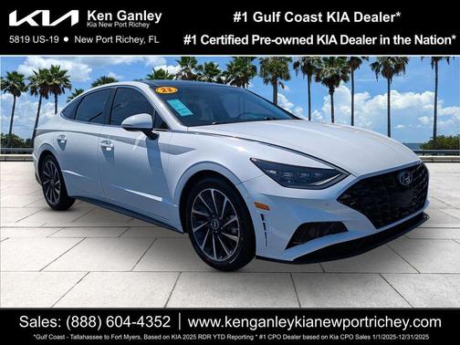 White 2023 Hyundai SONATA Limited