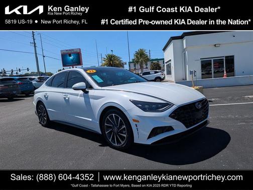 White 2023 Hyundai SONATA Limited