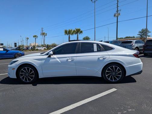 White 2023 Hyundai SONATA Limited