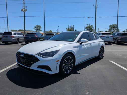 White 2023 Hyundai SONATA Limited