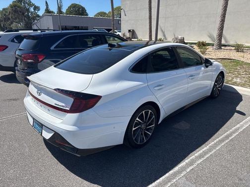 White 2023 Hyundai SONATA Limited