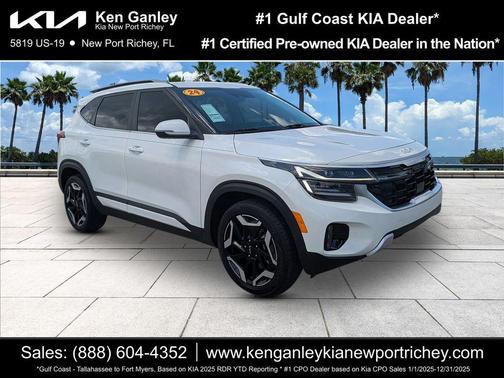 Snow White Pearl 2024 Kia Seltos SX