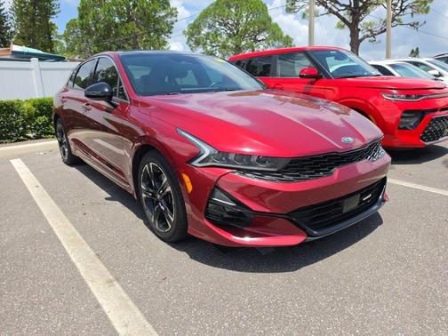 Passion Red 2021 Kia K5 GT-Line