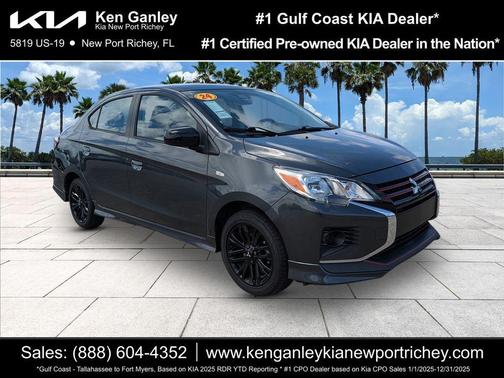 Graphite Gray Metallic 2024 Mitsubishi Mirage G4 Black Edition