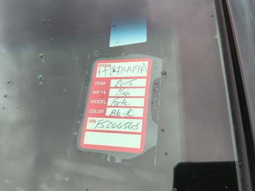 Aurora Black 2015 Kia Forte EX