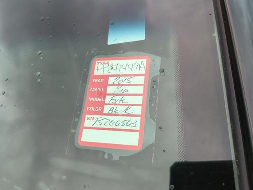 Aurora Black 2015 Kia Forte EX