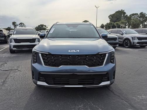Mineral Blue 2026 Kia Sorento Hybrid EX
