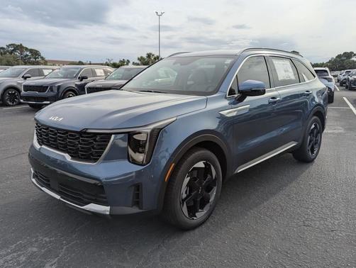 Mineral Blue 2026 Kia Sorento Hybrid EX