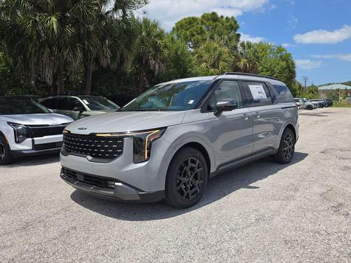 Ceramic Silver 2026 Kia Carnival Hybrid SX Prestige