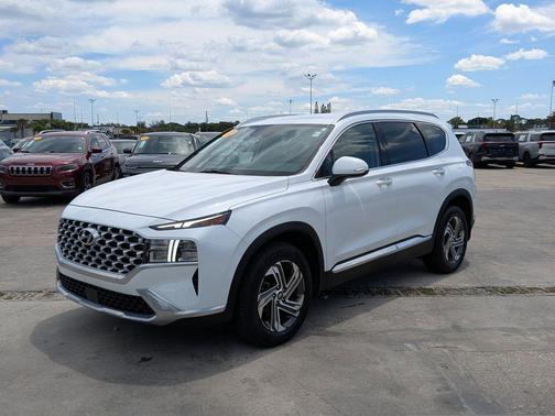 Quartz White 2022 Hyundai SANTA FE SEL