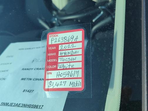 2022 Hyundai TUCSON Limited