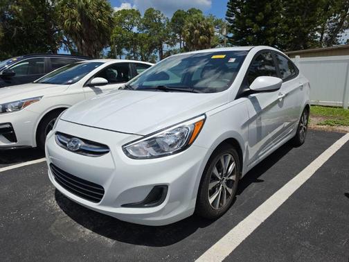 Chalk White 2017 Hyundai Accent Value Edition