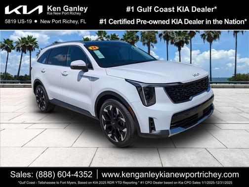 Glacial White Pearl 2024 Kia Sorento EX