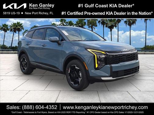 Heritage Blue 2026 Kia Sportage Hybrid EX