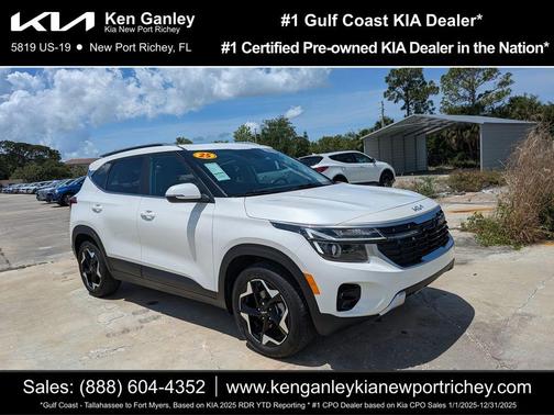 Snow White Pearl 2025 Kia Seltos EX