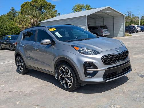 Steel Gray 2021 Kia Sportage SX Turbo