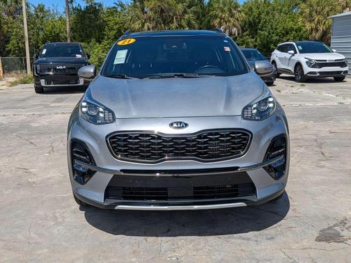 Steel Gray 2021 Kia Sportage SX Turbo