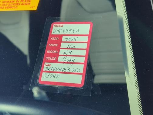 2025 Kia K4 EX