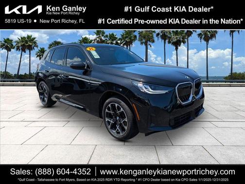 Black Sapphire Metallic 2025 BMW X3 30 xDrive