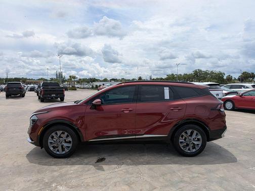 Red 2025 Kia Sportage SX