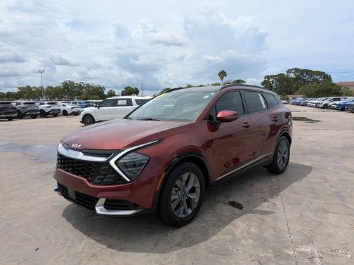 Red 2025 Kia Sportage SX