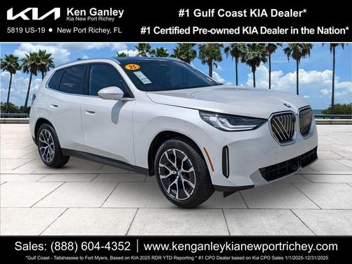 White Metallic 2025 BMW X3 30 xDrive