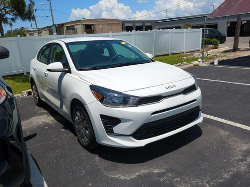 Clear White 2022 Kia Rio LX