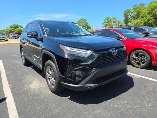 Midnight Black Metallic 2024 Toyota RAV4 Hybrid XLE