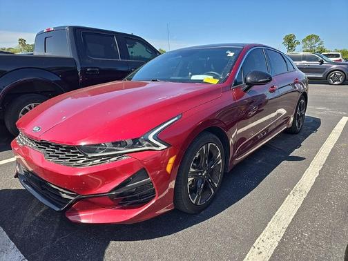 Passion Red 2021 Kia K5 GT-Line