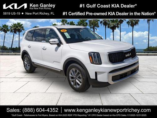 Glacial White Pearl 2025 Kia Telluride LX
