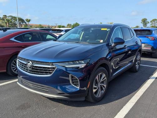 Sapphire Metallic 2023 Buick Envision Essence