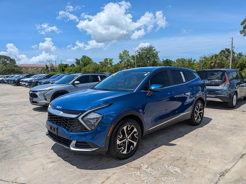 Sapphire Blue 2023 Kia Sportage EX