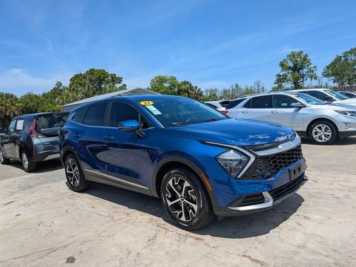 Sapphire Blue 2023 Kia Sportage EX